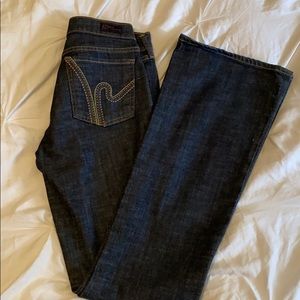 Citizen of Humanity dark-wash flare jeans